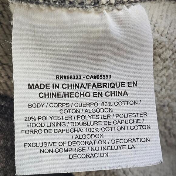 Nike Pullover Hoodie Mens Medium Grey Center Swoosh Sweatshirt Cotton Polyester - Picture 11 of 13